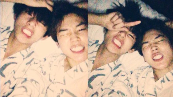 11. Fav vmin in bed tgt moment (minus the one posted from weverse)