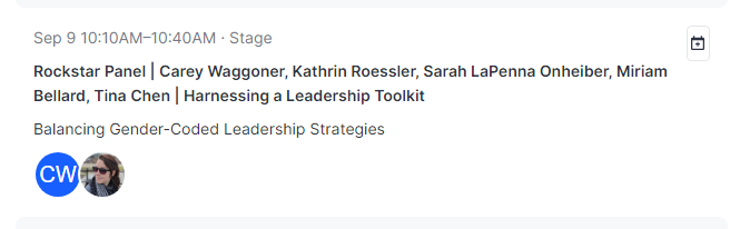 SarahLaPenna's tweet photo. Come join us for a panel on harnessing a leadership toolkit with some of Rockstar's Female leadership @wigj conference: https://t.co/5NeeFBd7VT https://t.co/HqlqPdGdOU