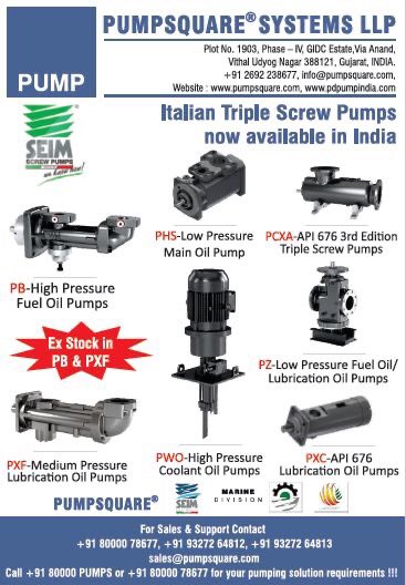 pumpsquare's tweet photo. #pumpsquare #pumps #NewsUpdate #engineering #manufacturing #design #innovation #pdpumps #pumpsbag #rotarygearpumps #fuel #oil #lubrication #screwpumps #seim #triplescrewpumps #coolantpumps
We are proud to represent Triple Screw Pumps of SEIM SRL, Italina made pumps in India. https://t.co/7LWYhvFExl