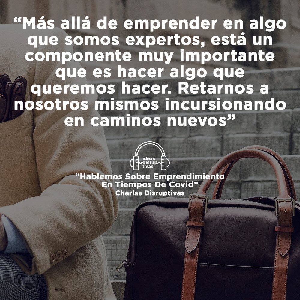 IdeaDisruptiva's tweet photo. 💡 CHARLA DISRUPTIVA ⚡ 🤓 Hablemos Sobre Emprendimiento En Tiempos De Covid 💡 Da Click aquí 👉🏻 https://t.co/fk113QvShu #Innovación #CharlaDisruptiva #Podcast 😎 https://t.co/jaeigtHVX6