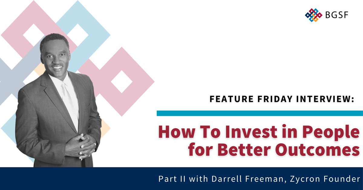 work4bgsf's tweet photo. Last #BGSFFeatureFriday, we visited with Darrell Freeman; we loved his insight so much we asked him a few more questions! Find out just how investing in people can provide you and your business better outcomes: https://t.co/eumlrb8Dqg
#Work4BG #BGSFFeatureFriday https://t.co/CckiV6GL4j