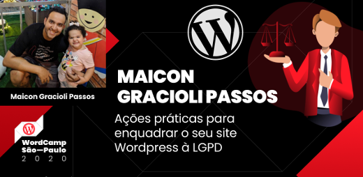 WPsampa's tweet photo. Seu site WordPress está de acordo com a LGPD? Em palestra no WordCamp São Paulo 2020, Maicon Gracioli Passos elenca melhorias, ferramentas e plugins necessários para seguir a legislação. Reserve o seu lugar em https://t.co/J9DdxLSBy1 #Grátis #WCSP2020 ⚖️👨🏿‍⚖️🧐 https://t.co/cLKWmgeVsD