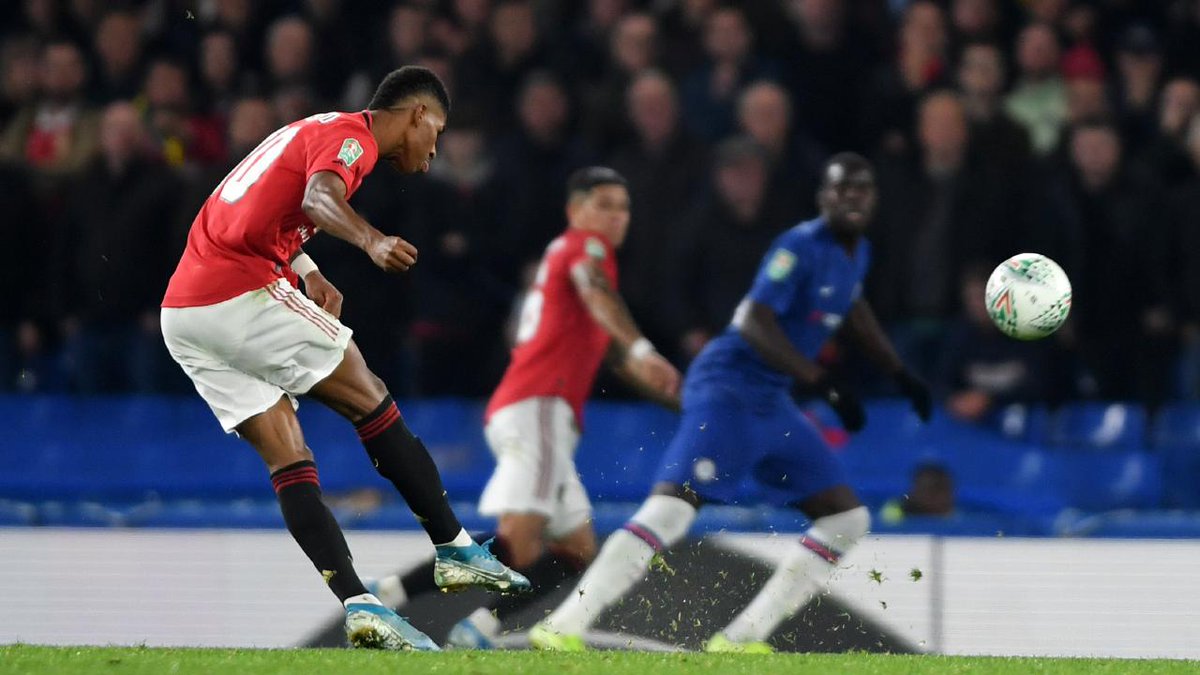 This is Rashford's technique when he scored that FK vs Chelsea. Notice that his bodily position is very similar to his finishing position. This is problematic with regard to his efficiency due to the decreased control he has.Let's look at the data next.