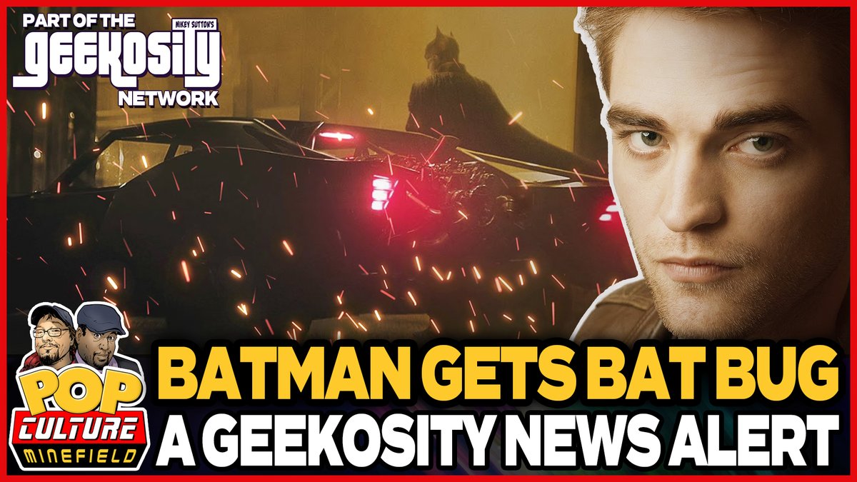 PopCulMinefield's tweet photo. 🚨NEW PCM/GEEKOSITY VIDEO🚨
Keith and Gerry discuss the situation over in the UK with Pattinson and The Batman movie production being halted again. @GeekosityMag @heavyspoilers @TheWorldClassBS 
#RobertPattinson #TheBatman 
👉https://t.co/0Y3WZFiaE6 https://t.co/IpvS9bbPii