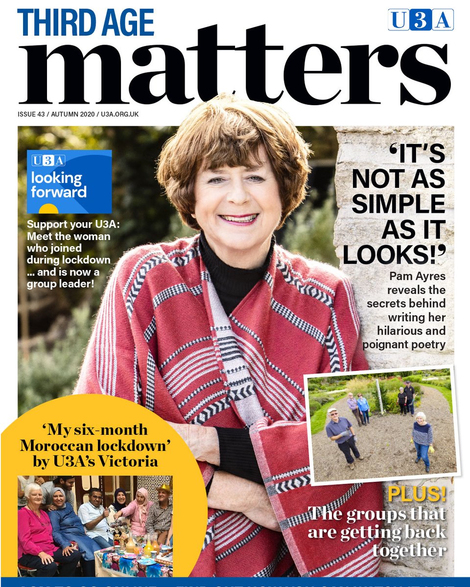 Third Age Matters was out this week - have you received yours yet? What was your favourite article? 

We'd love to hear from you - let us know what you thought by replying to this tweet.