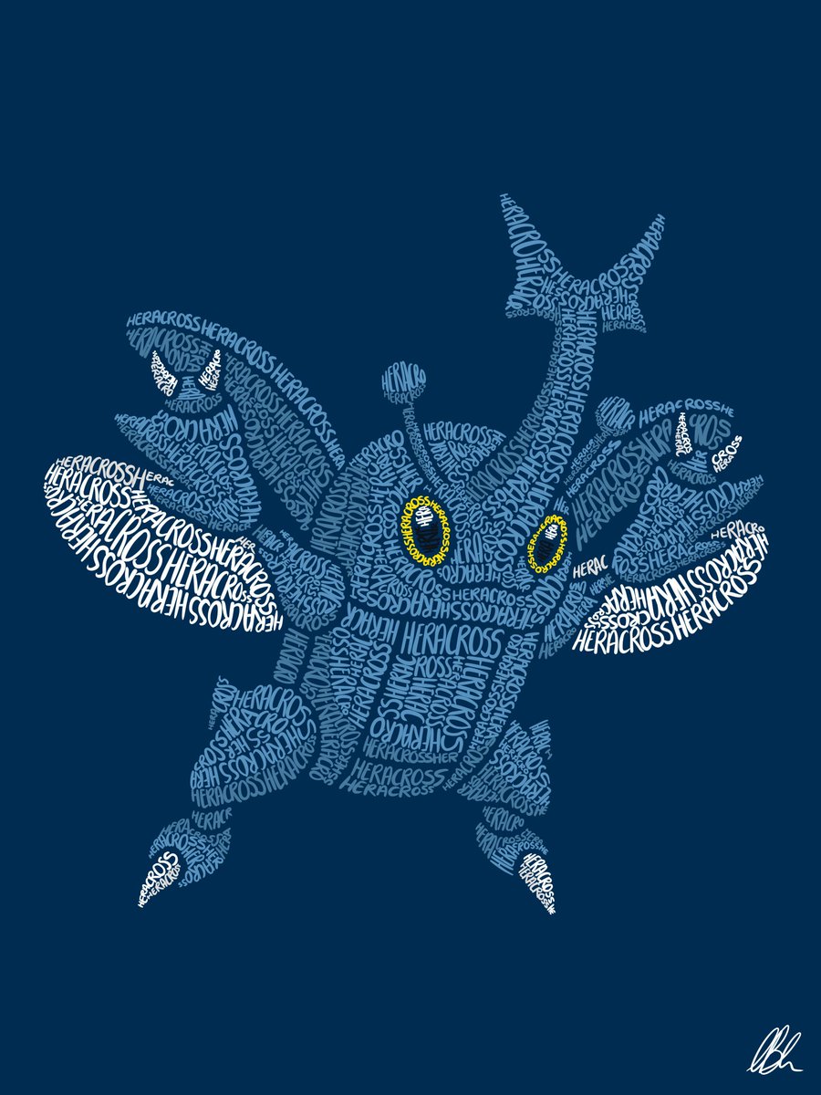 Hatterpillar_'s tweet image. Heracross!
.
.
.
#pokemon #heracross #bugtype #fightingtype #digitalart #digitalartist #art #wordception #artrequest