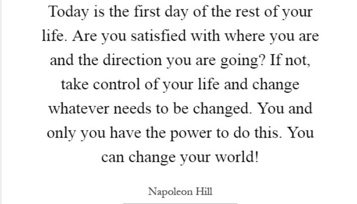 Inspired2E's tweet photo. Inspired2Evolve...Take Control Today!🤗🤗🤗 #Inspired2Evolve #picturequotes #napoleonhill https://t.co/4YHY8lUDBR https://t.co/EcozDwnWCP