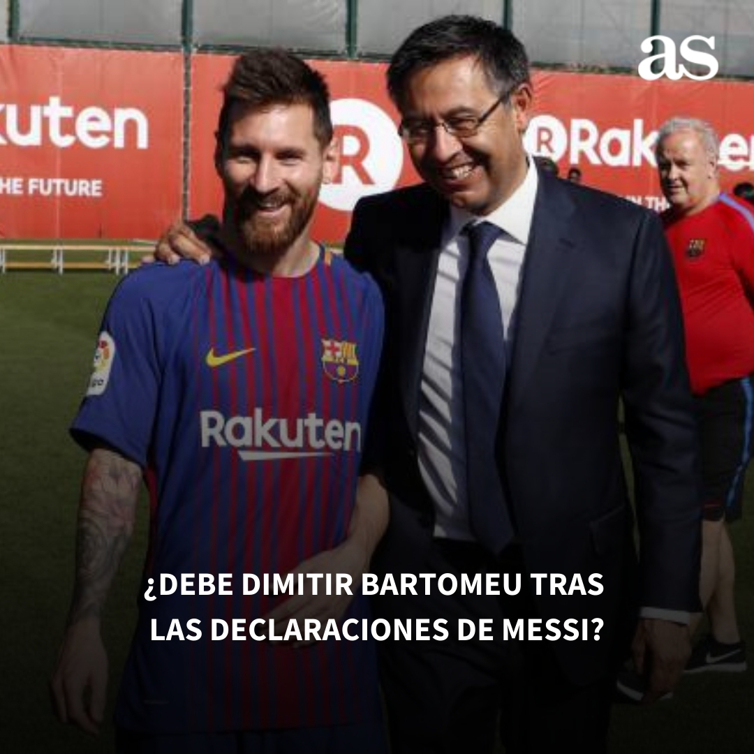 🔵🔴❓¿Debería dimitir Bartomeu tras la decisión de Messi? 
RT - Sí
FAV - No
