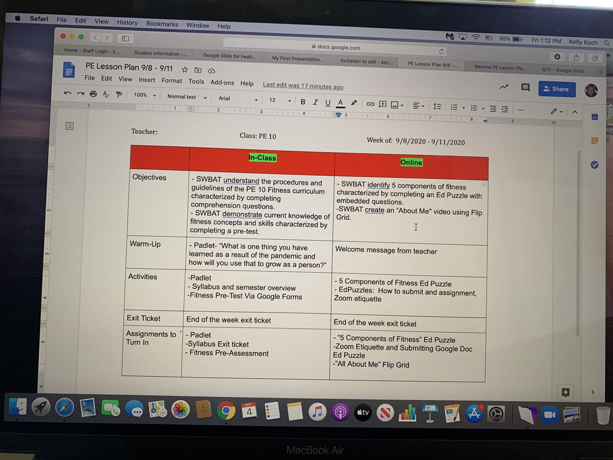 Even though this is my 19th year teaching, I feel like a newbie! Planning for hybrid classes on an A/B schedule &amp; teaching one remote class each day is a BEAST but I’m ready for the challenge! Mistakes will be made but it’s all a part of the process! We’ve got this Rovers!! 💪🏼😃