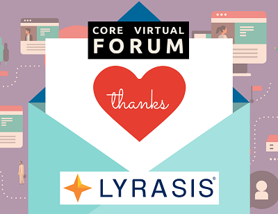 YourALACore's tweet photo. @ALA_Core thanks @LYRASIS for being our Supporter sponsor for Core Virtual Forum. Learn more about the upcoming Forum in November: https://t.co/0EfE1O0PXz
#CoreForum2020
#LibrariesStrong https://t.co/DCNA2LX6D0