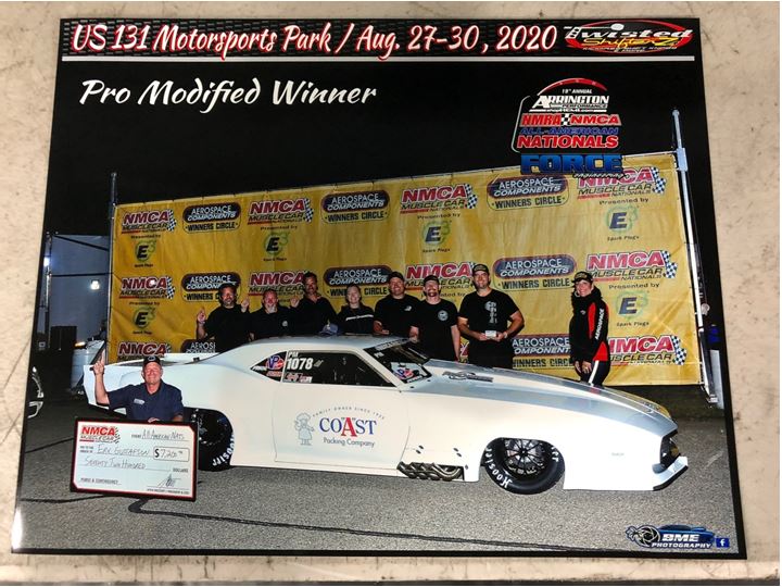 Edgecomm's tweet photo. @CoastPackingCo’s ‘Goose’ Gustafson’s Brings It Home in 3.70 at NMRA/NMCA All-American Nationals https://t.co/tJF1zlEnkM https://t.co/E43nb9PBwi
