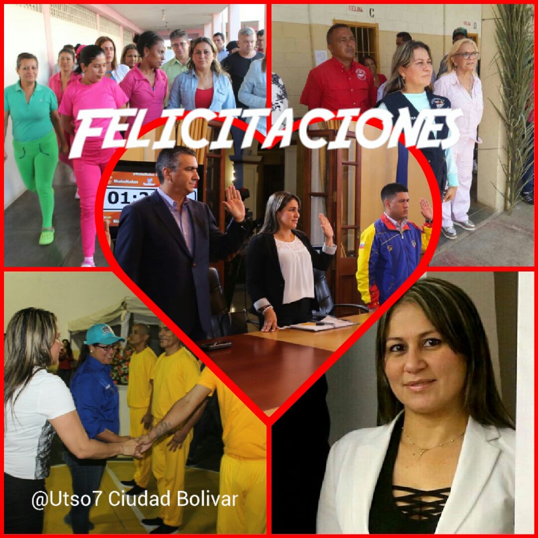 07Utso's tweet photo. Felicitaciones🎉🎊 a la Dra. Mirelys Contreras Designada por Presidente Nicolas Maduro como Ministra del Servicio Penitenciario. Desde @utso7 le desea todas las Bendiciones y Mucho Exito total apoyo a su gestion🎈🎈🎈
@mirelct 
@AVILEIDA https://t.co/qrzobOXDRB