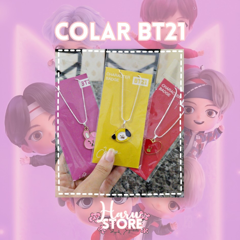 haru_store's tweet photo. Olha a novidade que chegou aqui na Haru!!!! Colares BT21, uma gracinha😍✨❤️
R$20,00 + frete✅💕
-
Disponível a pronta entrega apenas: Chimmy, Cooky e Tata. https://t.co/31L2Mxum7h