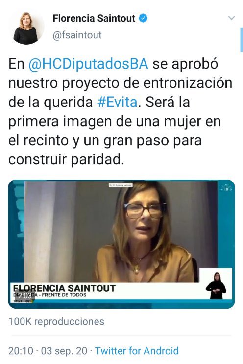 hebesil's tweet photo. En Mendoza hay paridad por el trabajo de muchas mujeres de todos los partidos que lo lograron. No hizo falta “entronizar” a nadie previamente #MendoExit https://t.co/OUgEFHDjlB