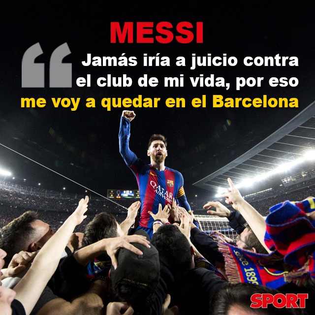 sport's tweet photo. 🔵🔴 Y Messi habló 🔥 https://t.co/9IHJDM9yMY