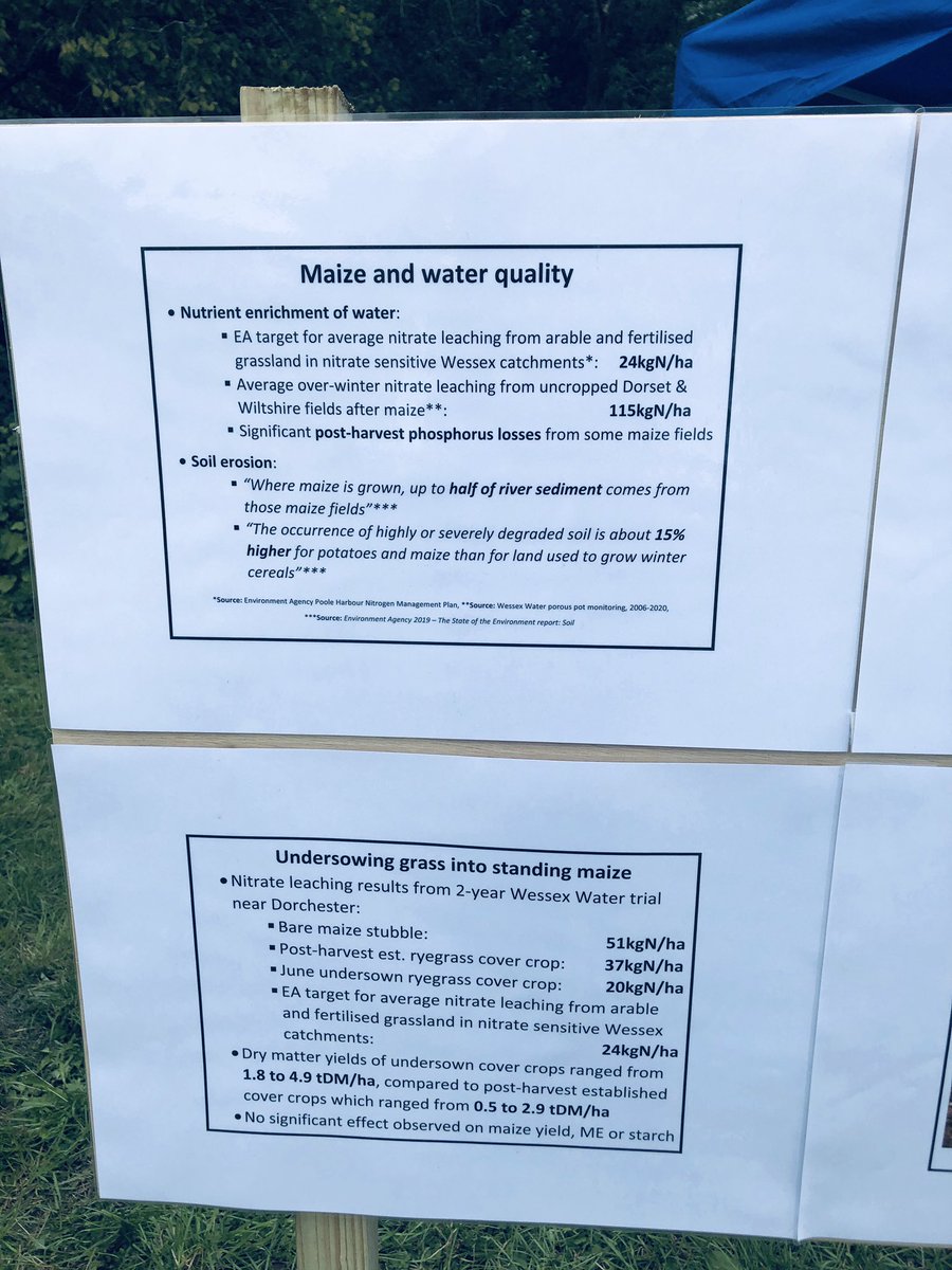 proecontracting's tweet photo. Great stats from Wessex Water at Bright Maize Openday in Wiltshire. #wessexwater #brightmaize #zocon #covercrop #maizegrowers #maize #csmartag #greenseder #farming #farminguk #environmental #nitrates #water #wiltshire https://t.co/cMRTnkAKOW