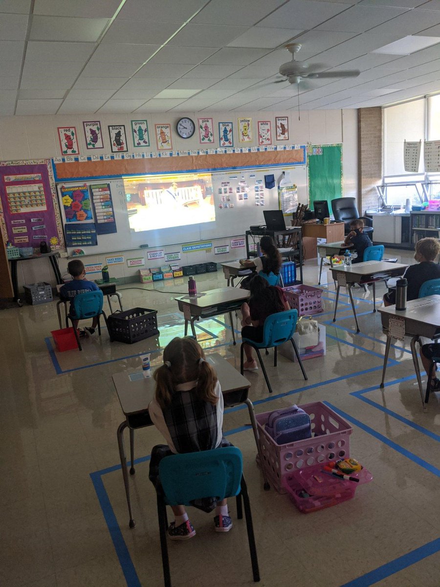 SES First Graders are attending mass through live-stream in the classroom and remotely. #SESeagles #faithineducation