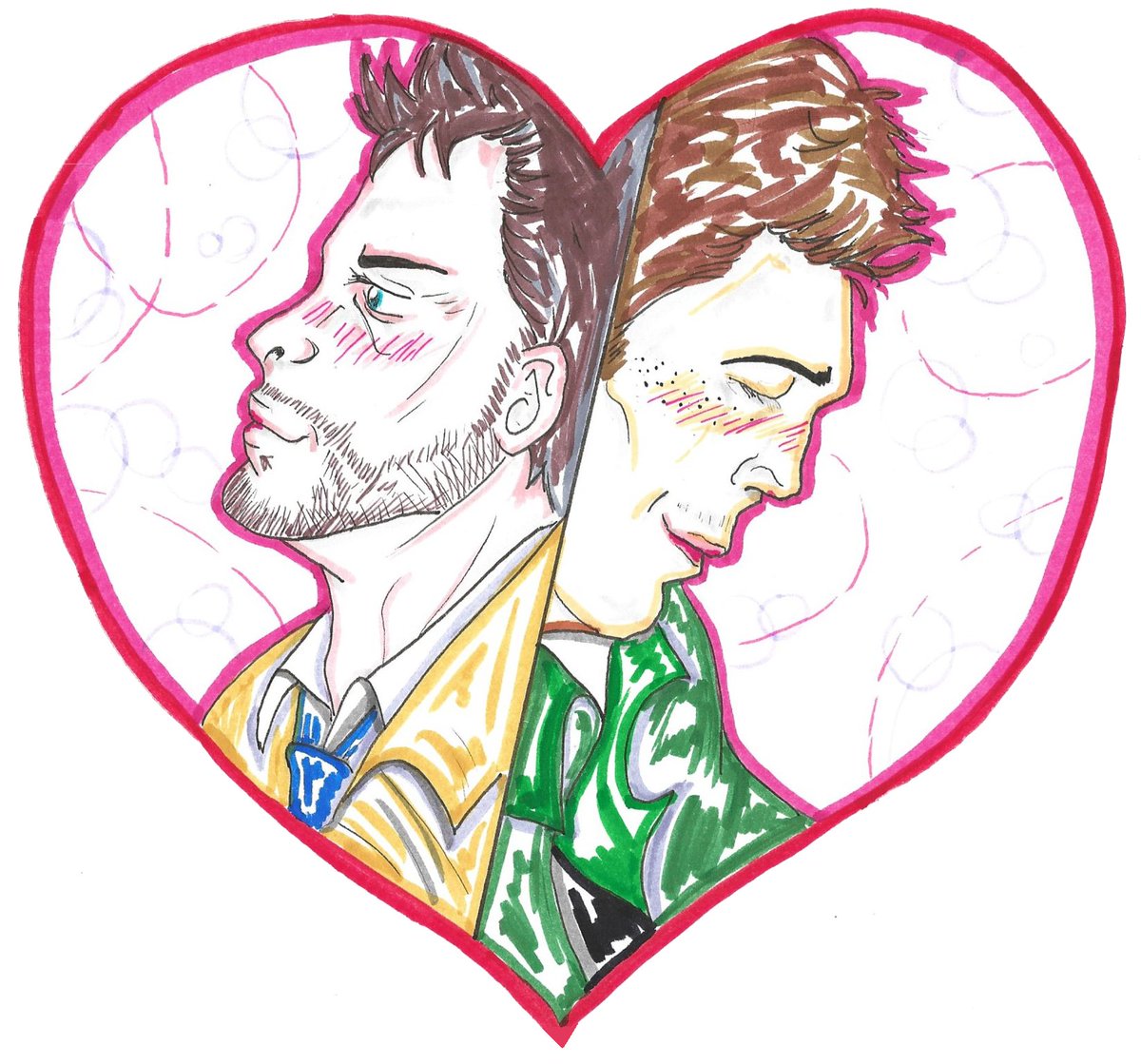 zoe_let's tweet photo. #FanArtFriday 
Some of my fav TV/Movie ships!

https://t.co/KVJL3jV2qs

 #IronStrange #Symbrock #harrisco #Atomwave #destiel #constifer #sharkblazer #crowleyxaziraphale #venomxeddie #tonyxstephen #luciferxconstantine #kingsharkxJohnconstantine #harryxcisco #mickxray #lucifer https://t.co/KKEDP9JvbO
