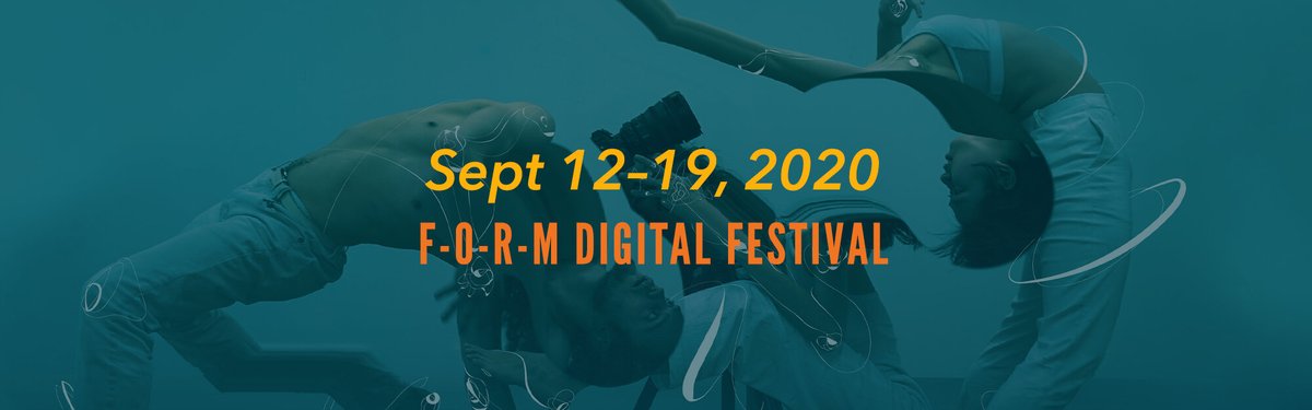 SFU_W's tweet photo. F-O-R-M Digital Festival
When: September 12-19
Admission: Sliding scale $5-$70
This year, the Festival of Recorded Movement is going digital.
Purchase a Pass: https://t.co/GgHJAHntEW
#FORM #DigitalFestival #FORM2020 #YVR https://t.co/rgtFY2vuiU