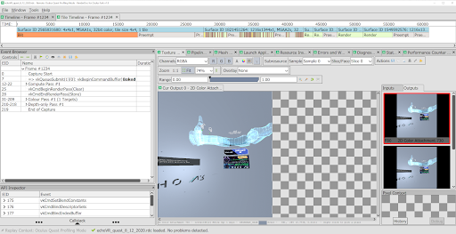 MetaHorizonDevs's tweet photo. We're excited to share that Oculus now maintains its own fork of RenderDoc! This provides access to low-level GPU profiling data, opening up new possibilities for getting actionable profiling information from your #OculusQuest. Learn how to get started: https://t.co/ctJcLC9v4j https://t.co/QOzPbkAPKH