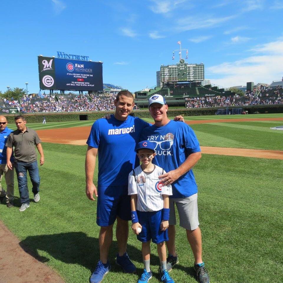 ECremeens1366's tweet photo. @ARizzo44 THANK YOU @ARizzo44 for everything you and your foundation have done for Ryan and our family! #3YearsCancerFree #FlyTheW https://t.co/6JOl8SQFd1