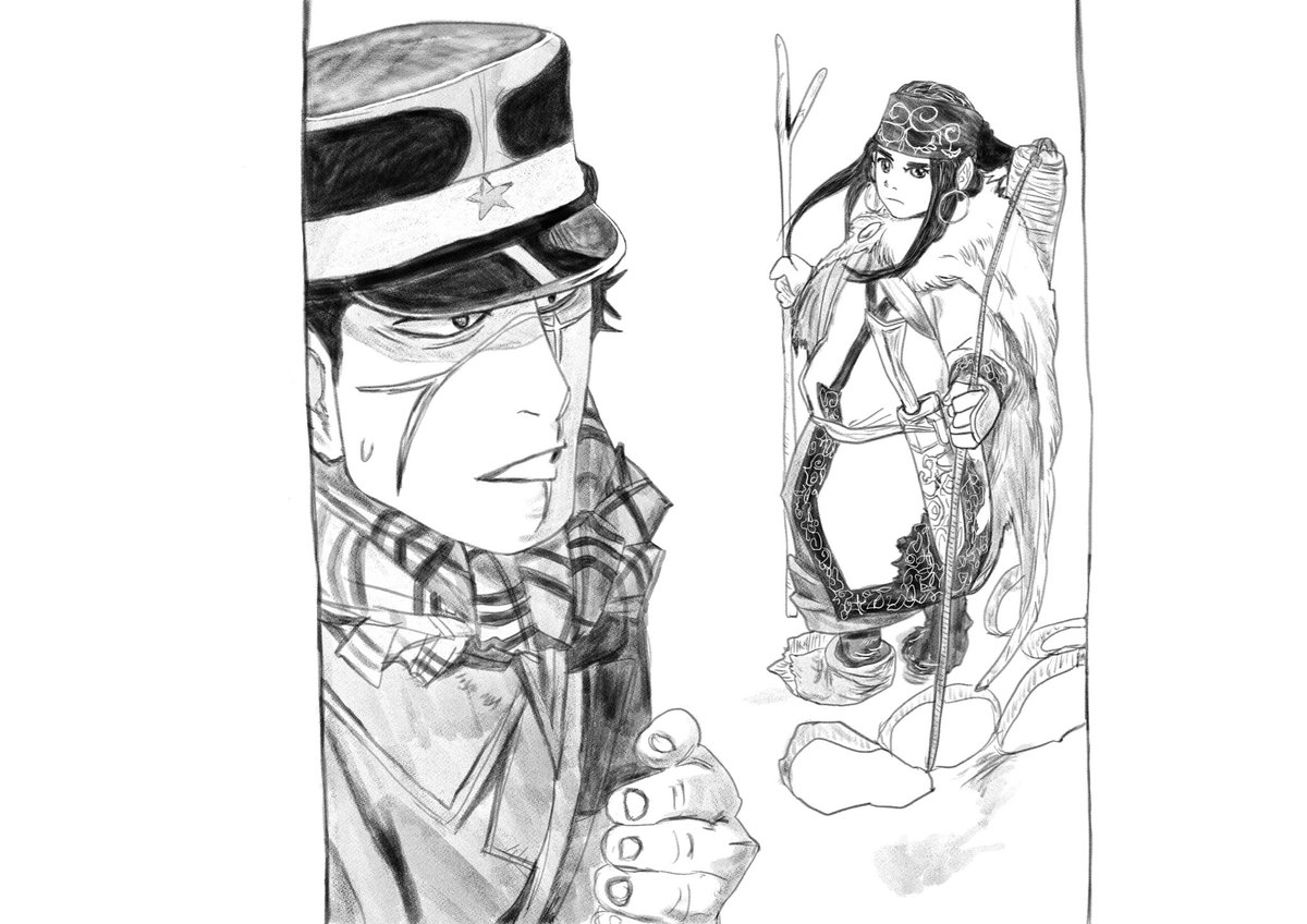 杉本佐一とアシリパ Meibing Ucの漫画 杉本佐一とアシリパ Meibing Ucの漫画