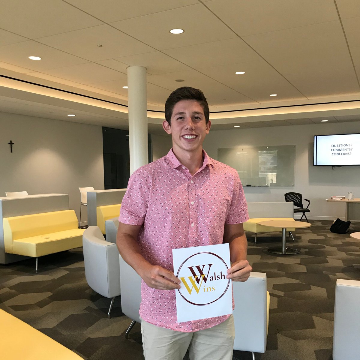 #WalshWins celebrating Joe Knopp and his internship with Northwestern Mutual -northwesternmutual.com/home/