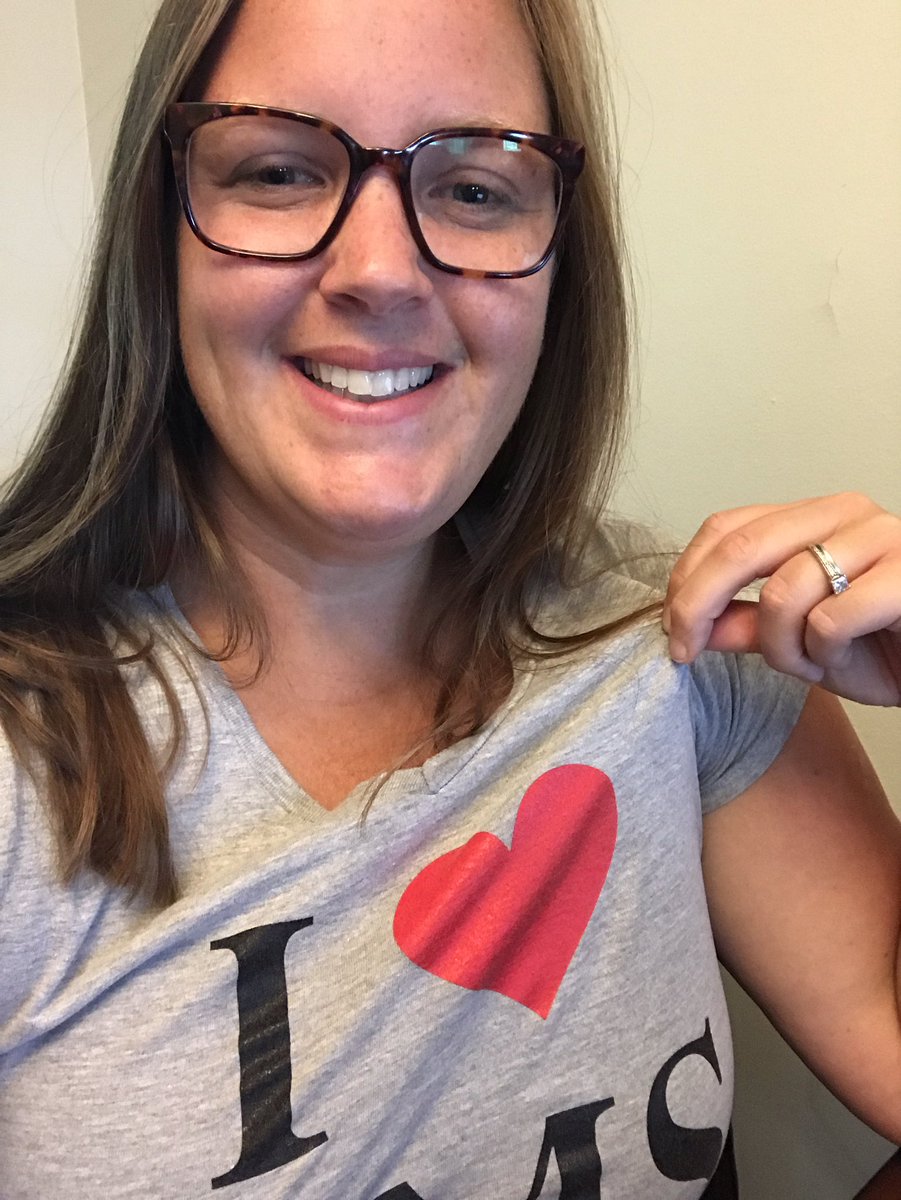 Live sessions done! ✅ Rockin’ my “I ❤️ CMS” shirt today...because I truly do love CMS. Thank you for all your support during these crazy times <a href="/ColoniaMiddle/">Colonia Middle School</a>! #wegotthis 👊