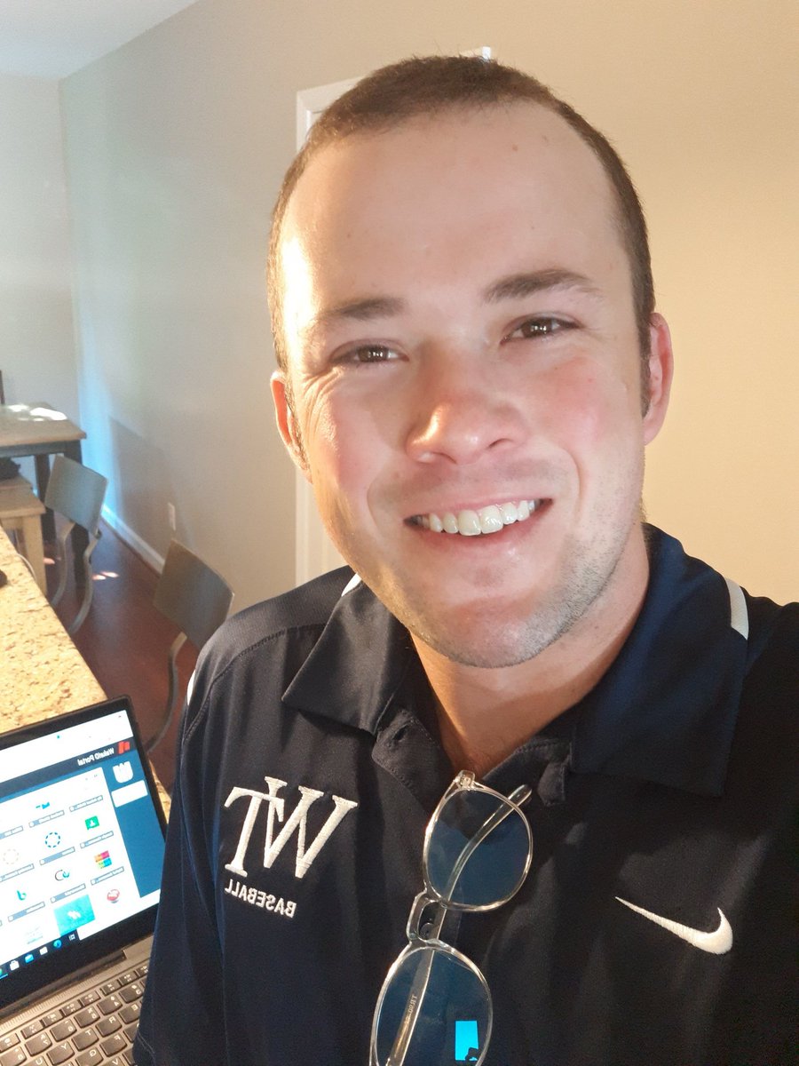 CoachDudley13's tweet photo. Representing @waketechbsb today for #CollegeColorsDay and bringing the #waketechspirit to virtual teaching today and a virtual recruiting visit this afternoon! 🦅⬆️ https://t.co/ABAe3yUSxR