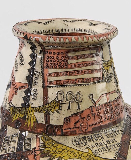 Alan_Measles's tweet photo. My new show The MOST Specialest Relationship at Victoria Miro Gallery opens on 15th September. Image is detail of The Sacred Beliefs of the Liberal Elite. https://t.co/e6jS9SP4lM