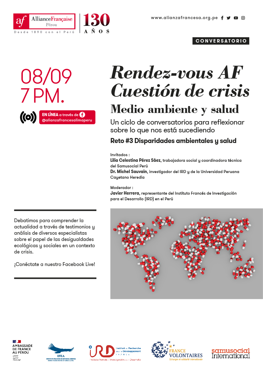 SamusocialP's tweet photo. Apúntense para el rendez-vous de Samusocial Perú con el @ird_fr en la @AFLima_Oficial https://t.co/qv5wdJx7fz