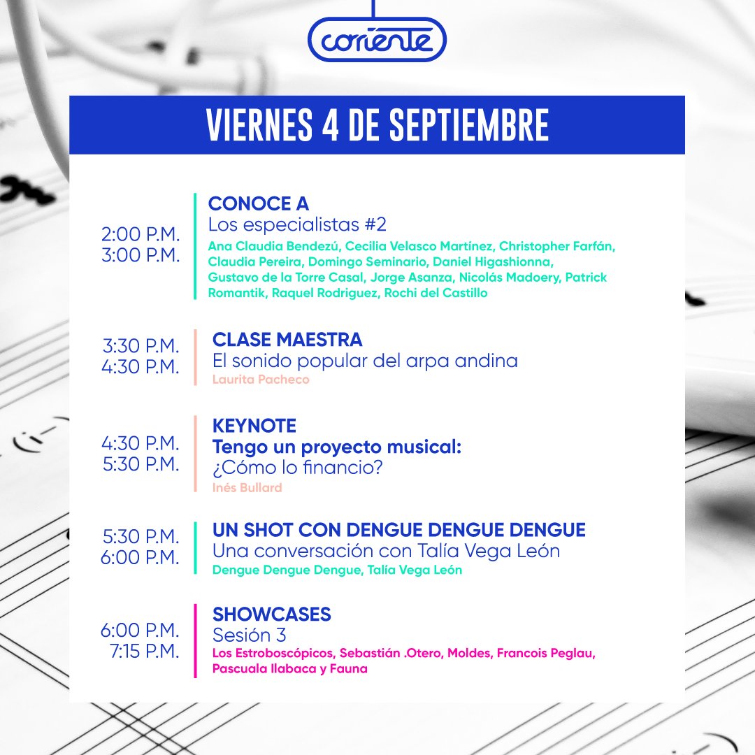 Corriente - Mercado Internacional por la Música tweet media