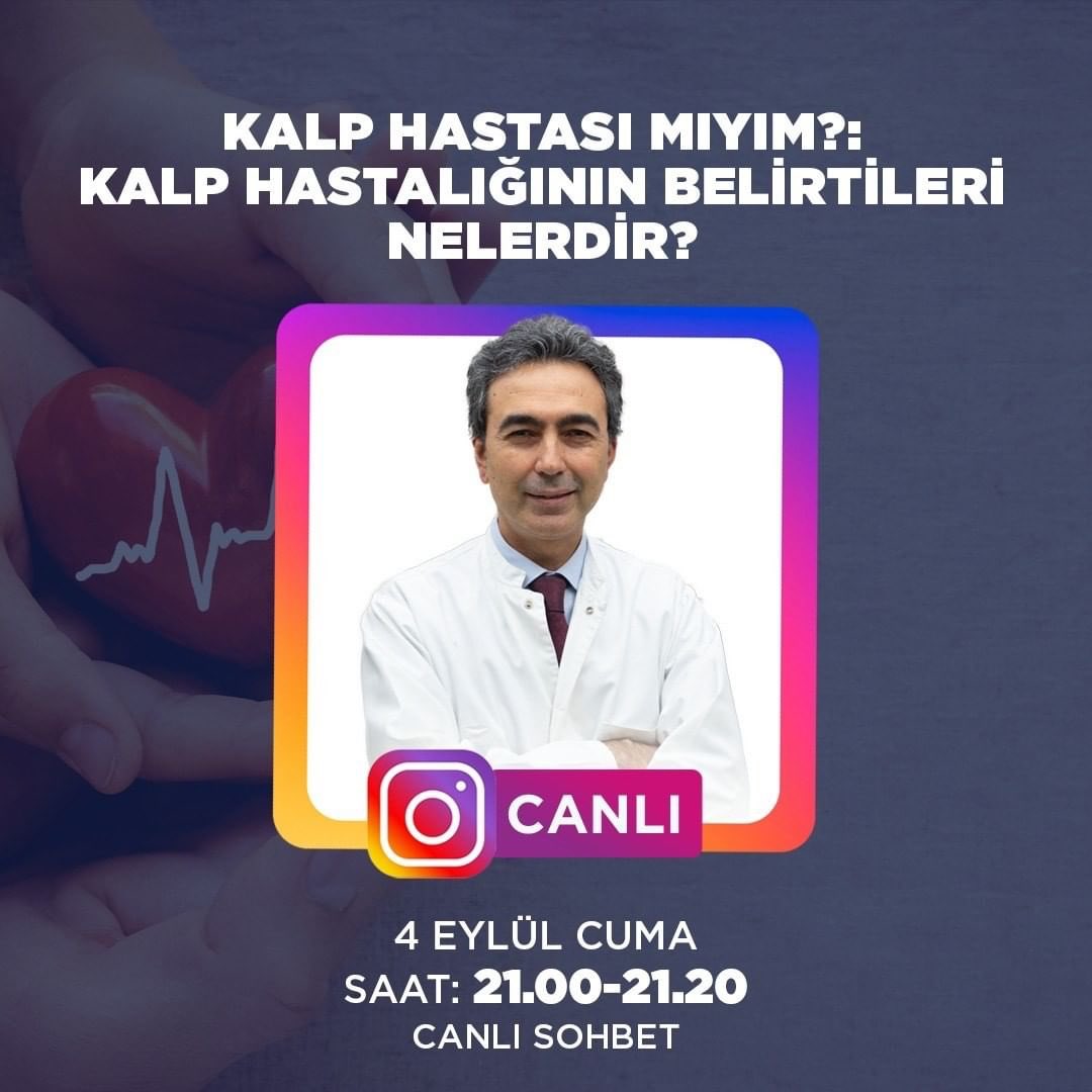 Robotik Kalp Cerrahisi Uzmanı Prof. Dr. İhsan Bakır instagram'da kalp hastalıkları hakkında merak edilenleri yanıtlayacak. #robotikcerrahi #profdrihsanbakır #kalpcerrahisi #tümörameliyatı ##canliyayin #kalpsağlığı #kalphastalıkları