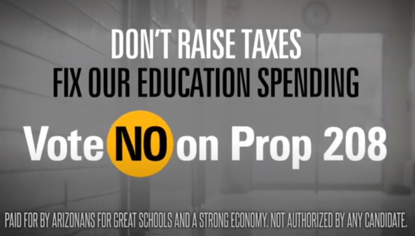 nfib_az's tweet photo. Prop 208 Tax Increase is the WRONG plan at the WRONG time. Small businesses will pay nearly double what big corporations pay for income tax, 8% vs. 4.9% Learn more at https://t.co/d3y7nbNMny Check out this YouTube video https://t.co/01WZVUYksf @AzGreatStrong #noon208 https://t.co/snyeRIRDDr