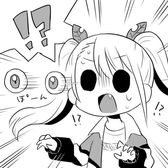 RT<嬉しさと驚きで目玉ぽーんしました…!!!
すごい可愛い狐ちゃん描いていただけて幸せ…? 
