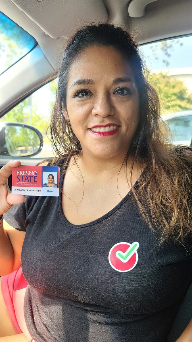 MiCarpio1's tweet photo. I just picked up my Fresno State University ID. I am so excited 😁 https://t.co/xLOw9CmqHT