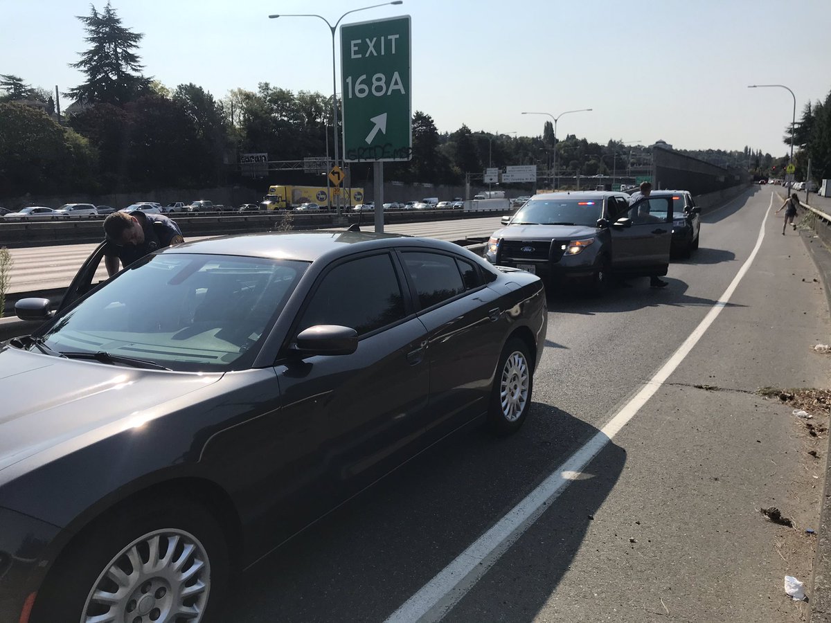 More state patrol cars have rolled up even though there are already 8 present. When asked why, officer says “because we’ve got to take care of it.”