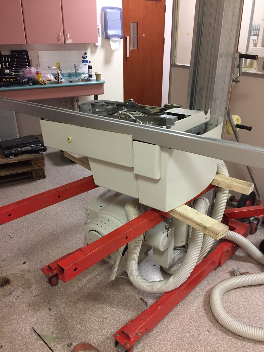 NUHRadiology's tweet photo. Well it’s farewell to our GP X-Ray room. Over 20 years of good service. Looking forward to our new replacement ⁦@PhilipsHealth⁩ #futureimaging https://t.co/jk8A1vb9T7