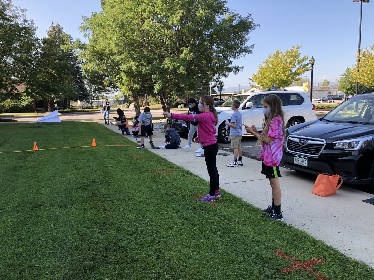 colorado_stem's tweet photo. Mr. Lista’s first STEM challenge was all about paper airplanes. Check it out! https://t.co/NMDzJ9qDRa