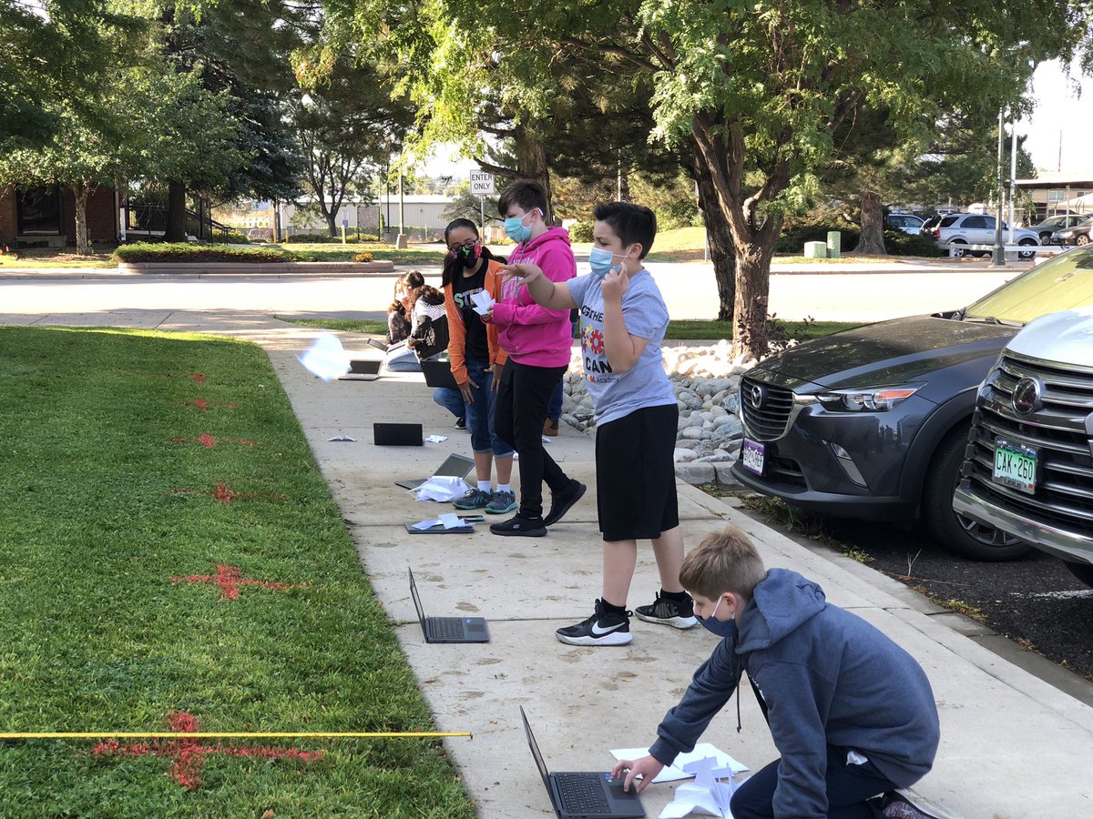 colorado_stem's tweet photo. Mr. Lista’s first STEM challenge was all about paper airplanes. Check it out! https://t.co/NMDzJ9qDRa