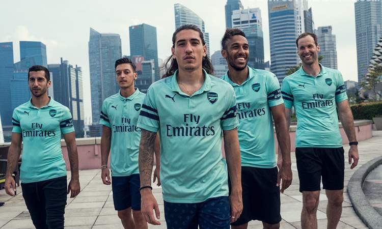 Dans le catalogue entier des maillots d’Arsenal, on retrouve des maillots qui dénotent soit par leur couleur soit par leur motifs.. Pêle-mêle de ces maillots, c’est au goût de chacun..