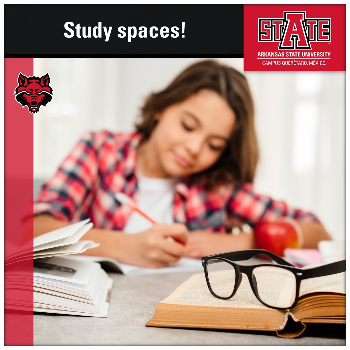 It is advised that for every hour of class, students should dedicate 3 hours to studying. Study spaces are equipped for all types of extracurricular study sessions!

#AStateCQ #CollegeLife #ASUCQLife