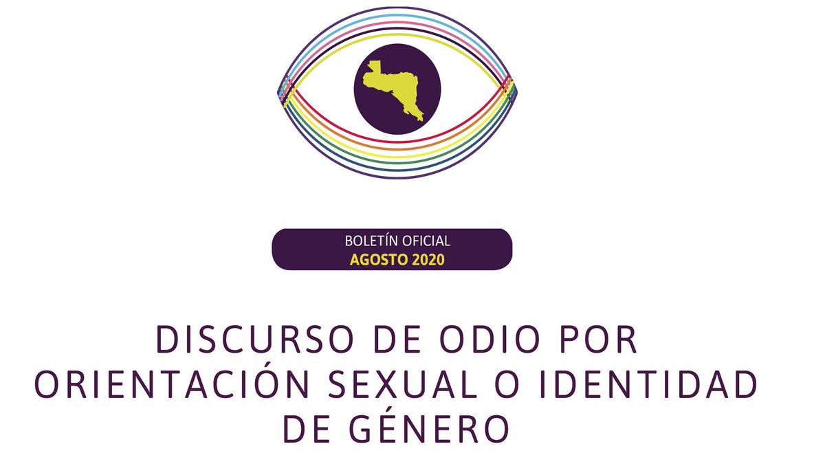 Este es el segundo boletín en el marco del proyecto de Centroamérica diversa, acerca del discurso de odio que se ha intensificado en las agendas políticas y de Estado, que tiene como consecuencia actos de violencia generalizada hacia la población #LGBTI dropbox.com/s/c6jivytztgox…