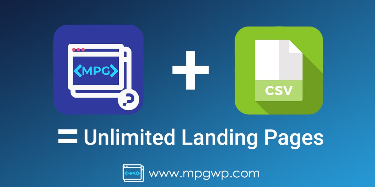 topaagency's tweet photo. The week’s gone but there’s still time to create unlimited landing pages.  All you need is one MPG template and a CSV file to create customized content in bulk in time to enjoy the weekend! 😉
Learn more: https://t.co/uYHuQmTTFH 

#CustomizedContent #BulkCreation #MultiplePages https://t.co/cLFfoGbPz2
