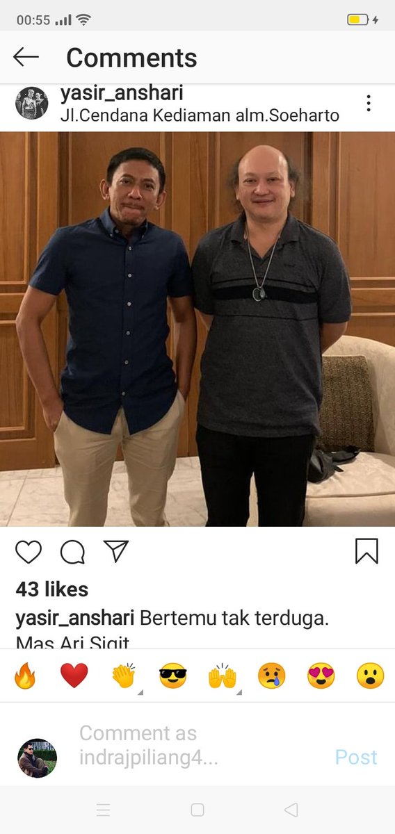 IndraJPiliang's tweet photo. Kalau my brother @MyAnshari sdh sampai di Jln Cendana, awak berarti lagi Rapat Terbatas td dg Ketum @airlangga_hrt. Keep smile, Bro. Tak kan Melayu hilang di Ketapang! 🙏🙏 Cc: @angulon4wide @Abaaah @Reiza_Patters @hendriteja @RomeoPernando @AhanSyahrul @akbarfitriansah https://t.co/CMchmUZKmw