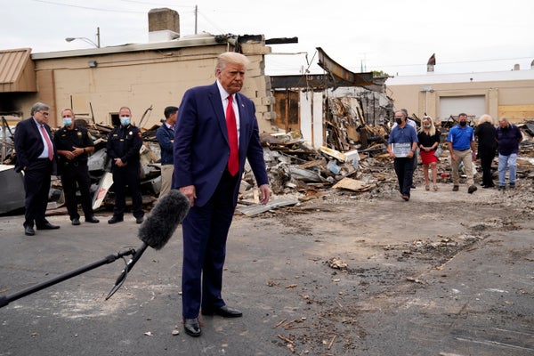 NorbertNadel's tweet photo. As weak public officials in many large cities continue to pander to violent protestors, citizens have watched as rioters burned and looted businesses that people spent a lifetime building. These weak leaders prefer blaming the President rather than protecting law abiding citizens https://t.co/MVDJocVpkG