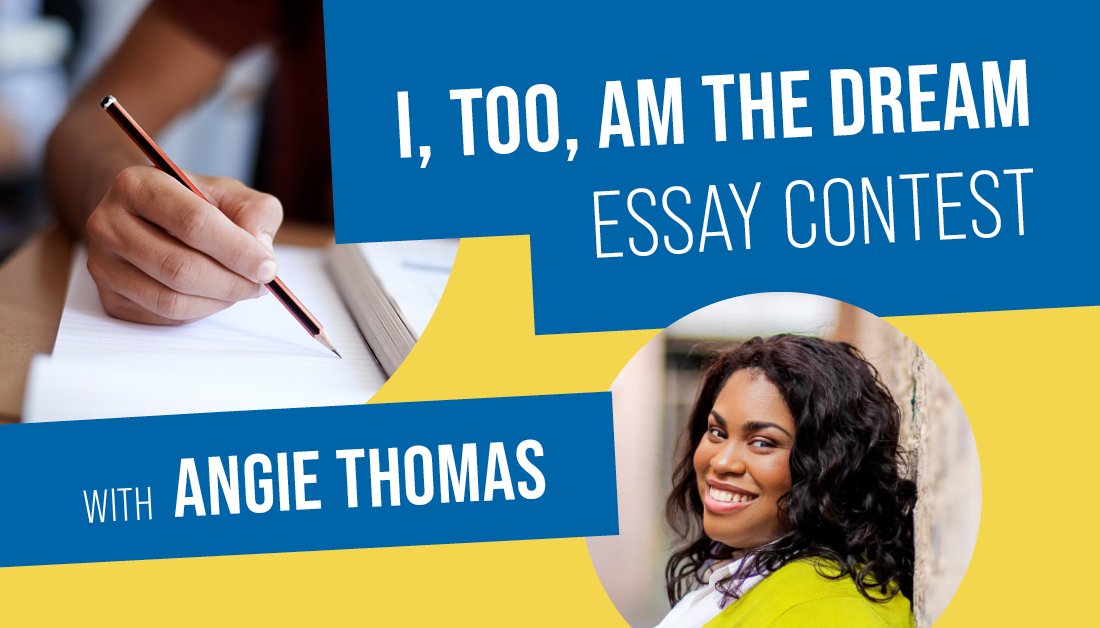 AdvanceTheDream's tweet photo. 🚨 🚨 We are partnering with @angiecthomas, the author of the #1 NYT best-selling book The Hate U Give, for the I, Too, Am the Dream contest! Winners will have an opportunity to win $5,000 AND speak with Angie. Submit your entry TODAY at https://t.co/LAuXoStsNS! Deadline: 09/21 https://t.co/fq5FDtQnt7
