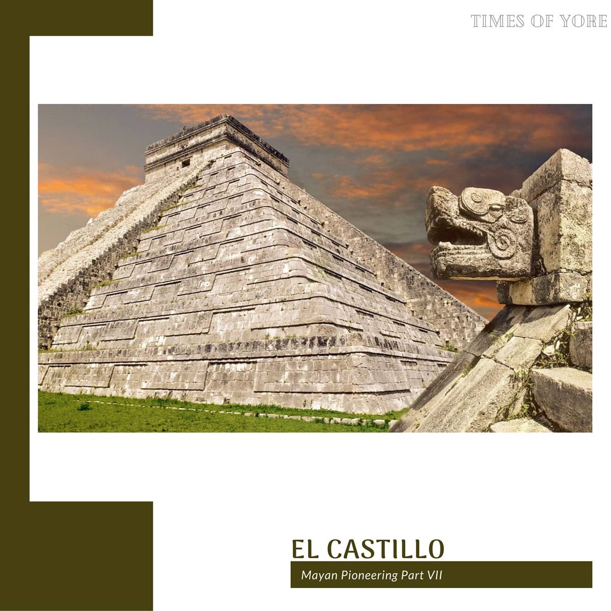 TimesYore's tweet image. Mayan Pioneering Part VII
Biggest Man-made Calendar &quot;El CASTILLO&quot;
To know more: instagram.com/p/CEuSdClBCYN/…

facebook.com/10780015728724…

#mayacivilisation #mayanarchitecture #timesofyore #knowtheunkown