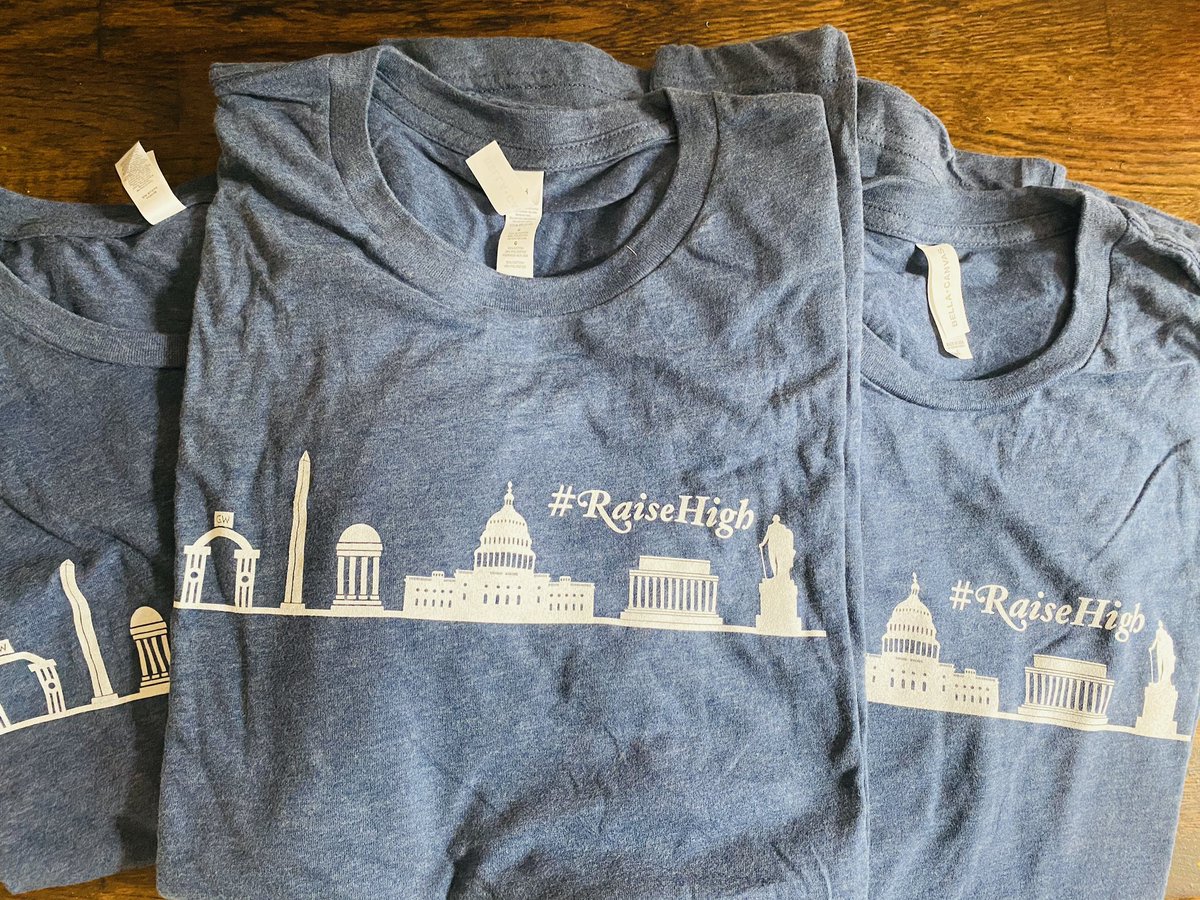 There is still time left to win one of these three shirts for #collegecolorsday! Tag us in a photo wearing your #gwu gear! #raisehigh
