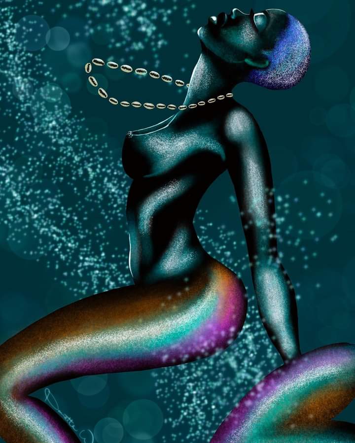 questar1959rep1's tweet photo. Nanette Walters
In my humble opinion, mermaids wouldn’t have hair! They also wouldn’t be wearing jewellery, but oh well 😉
#mermaidart #mermaid #rainbowtail #cowrieshells #baldbeauty #fridayfun #digitalart https://t.co/vMwkfa8GVn